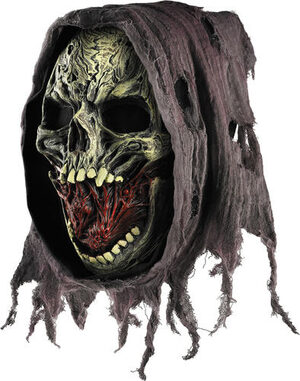 Adult Death Scary Mask with Hood