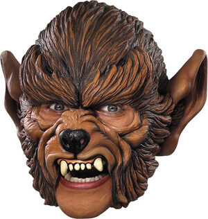Adult Werewolf Vinyl Chin Strap Mask