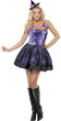 Sexy Purple Sequin Glimmer Witch Costume