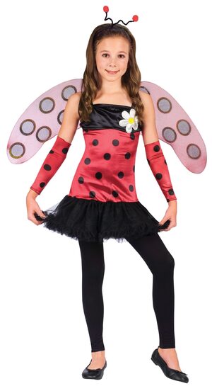 Girls Lovely Ladybug Kids Costume