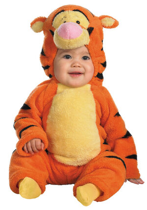 Tigger Two-Sided Plush Jumpsuit Baby Costume