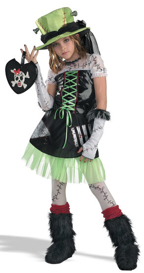Monster Bride Gothic Kids Costume