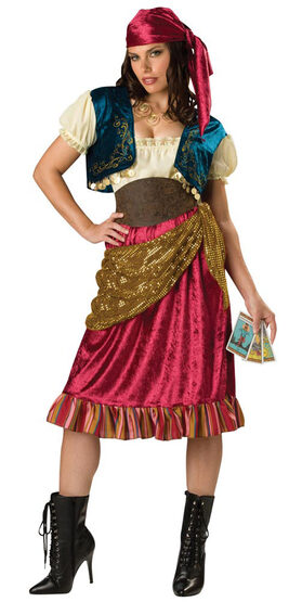 Womens Fortune Gypsy Costume