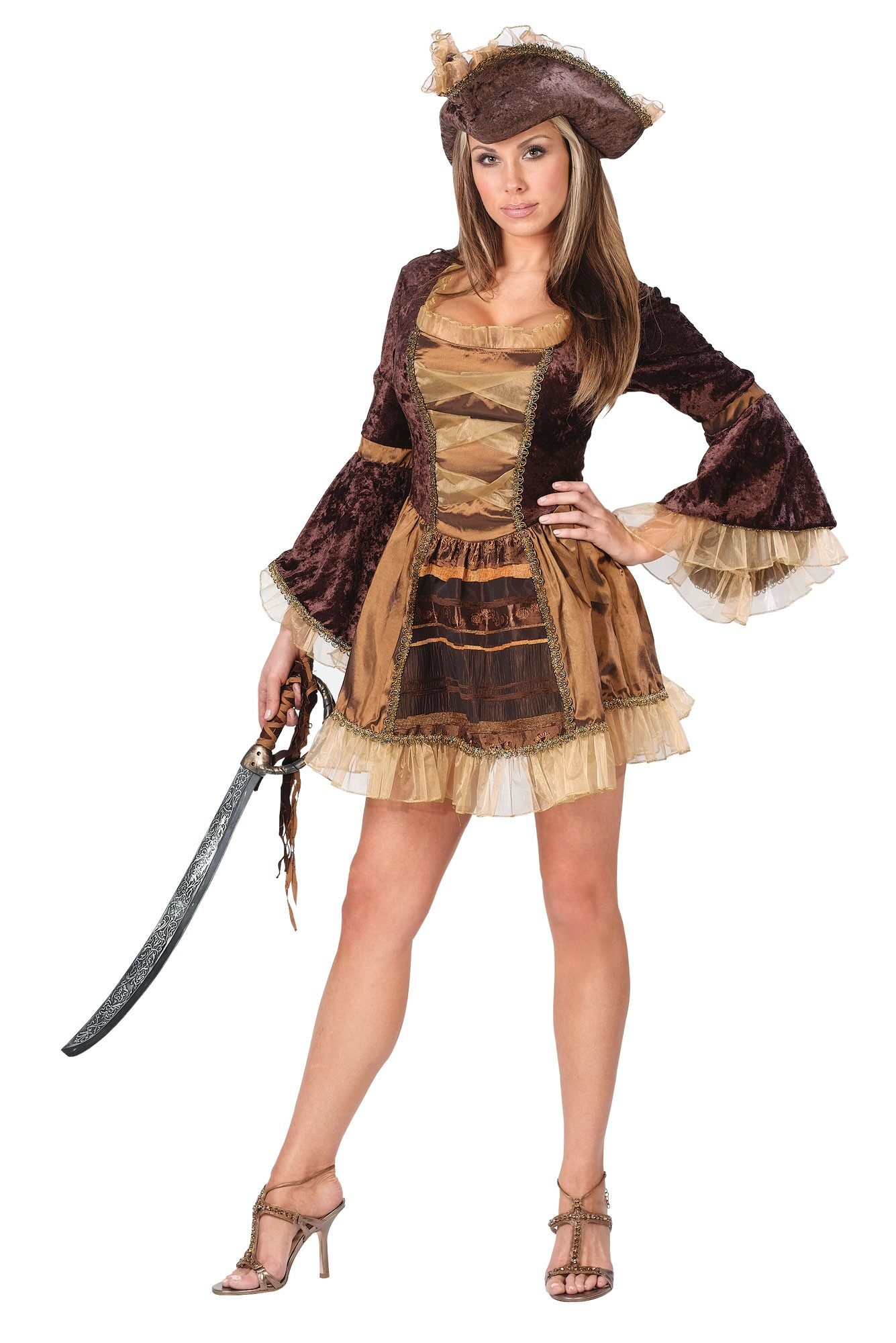 Womens Sassy Victorian Sexy Pirate Costume Mr. Costumes