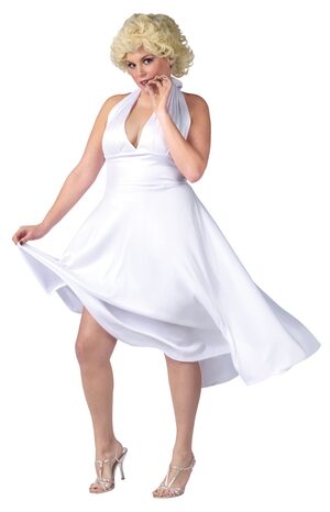 Womens Deluxe Plus Size Marilyn Monroe Costume