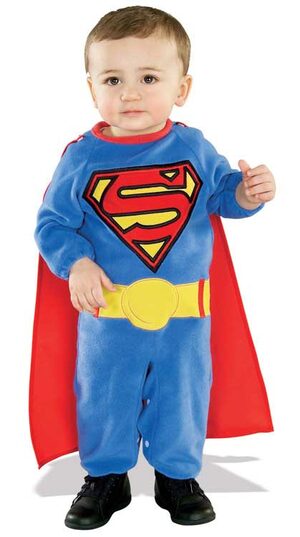 Superman E-Z on Baby Costume