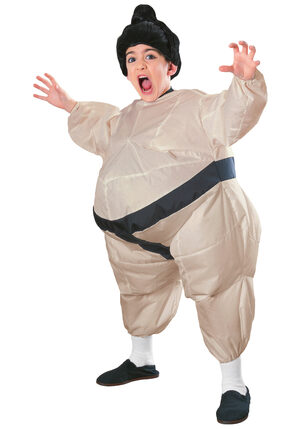 Inflatable Sumo Wrestler Kids Costume