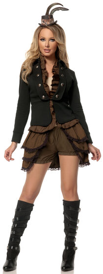 Sexy Steampunk Lady Historical Costume