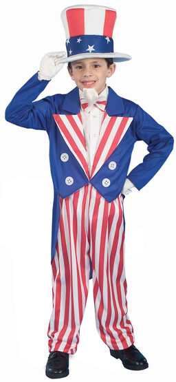 Young Uncle Sam Patriotic Kids Costume