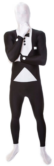 Tuxedo Morphsuit Adult Costume