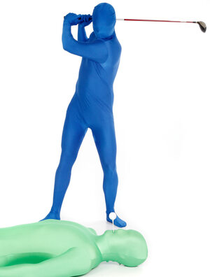 Blue Morphsuit Adult Costume