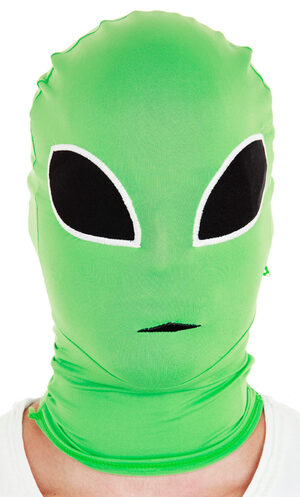 Green Alien Morph Mask