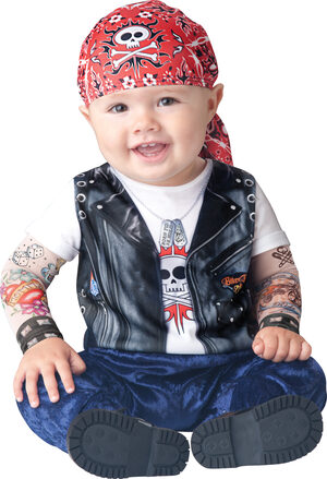Born to be Wild Biker Baby Costume