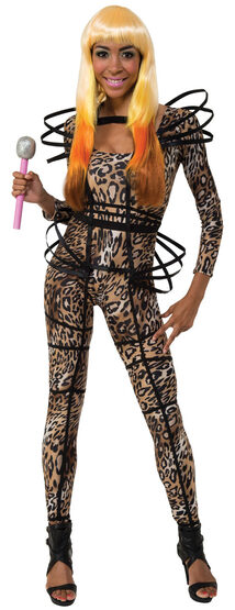 Nicki Manaj Catsuit Rockstar Adult Costume