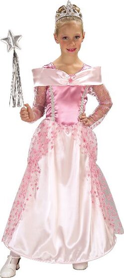 Pretty Pink Star Princess Kids Costume