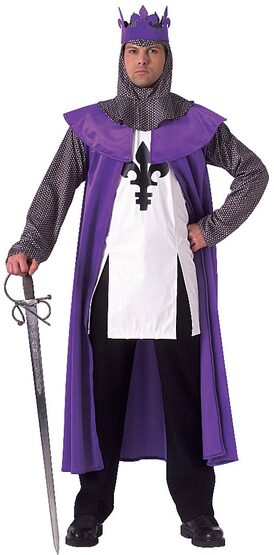 Purple Renaissance King Adult Costume