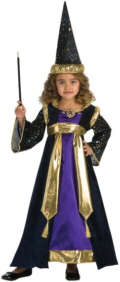 Girls Magical Wizard Kids Costume