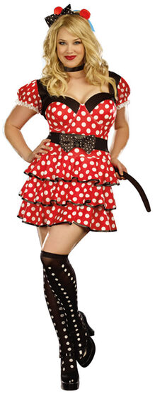 Light Up Miss Minnie Mouse Plus Size Costume