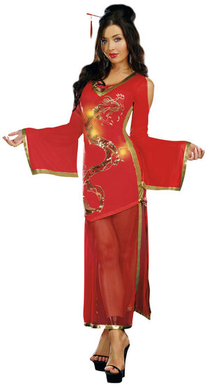 Sexy Dragon Mistress Asian Costume