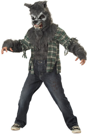 Howling at the Moon Werewolf Kids Costume
