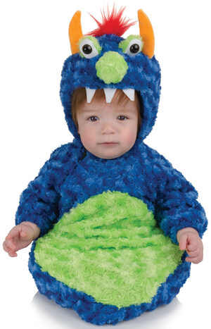 Blue Monster Bunting Baby Costume