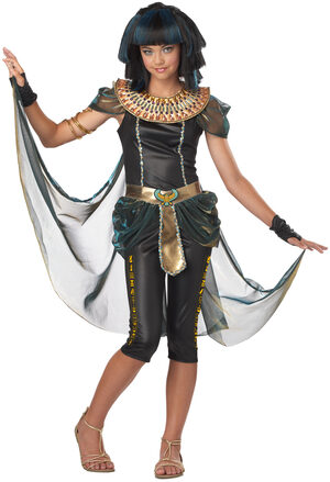 Dark Egyptian Princess Tween Kids Costume