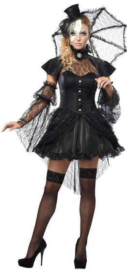 Sexy Victorian Doll Gothic Costume
