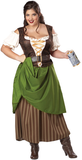 Tavern Maiden Beer Girl Plus Size Costume