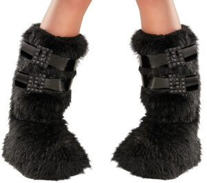 Gothic Buckled Up Boot Covers Shoe Covers