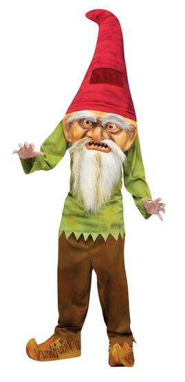 Evil Scary Gnome Kids Costume