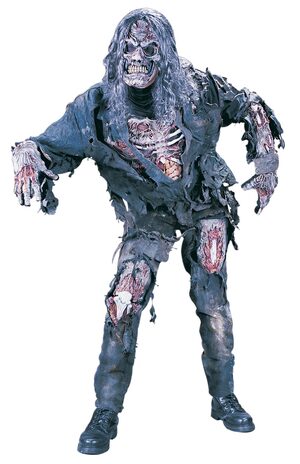 3D Wounded Zombie Adult Costume