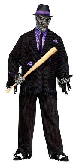 Don of the Dead Zombie Gangster Adult Costume