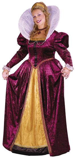 Elizabethan Queen Plus Size Costume