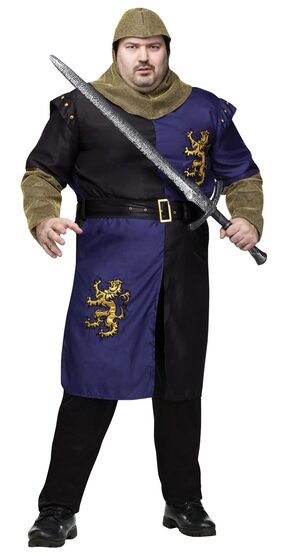 Medieval Renaissance Knight Plus Size Costume