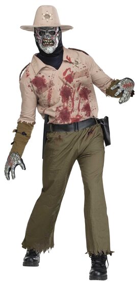 Zombie Sheriff Adult Costume