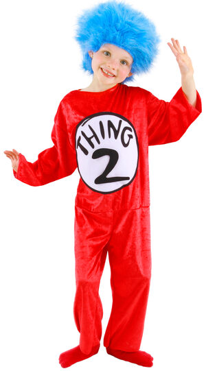 Dr Seuss Thing 1 and 2 Kids Costume