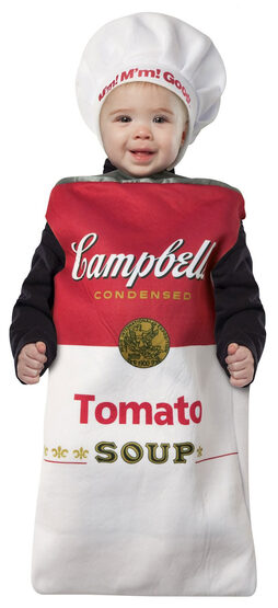 Campbell's Tomato Soup Can Baby Costume