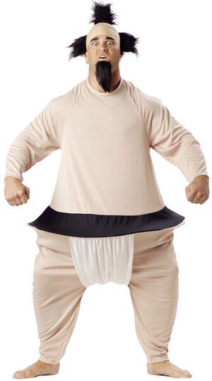 Mens Funny Sumo Wrestler Adult Costume