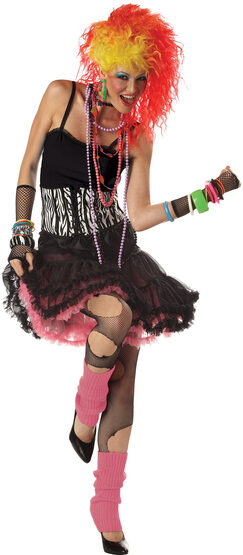 1980s Party Girl Adult Costume