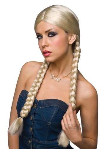 Sexy Dorothy Braided Long Blonde Wig Mr. Costumes