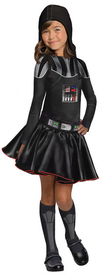 Girls Darth Vader Kids Costume