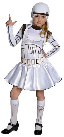 Girls Stormtrooper Star Wars Kids Costume