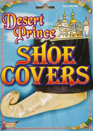 Gold Sultan Prince Shoe Covers