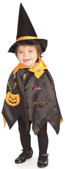 Pumpkin Witch Toddler Baby Costume