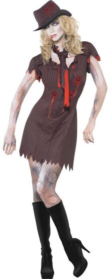 Sexy Gangster Zombie Costume