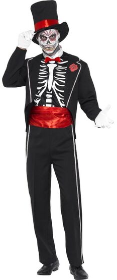 Day of the Dead Skeleton Adult Costume