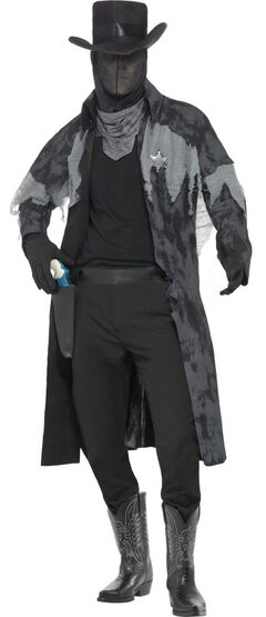 Ghost Town Phantom Sherriff Adult Costume
