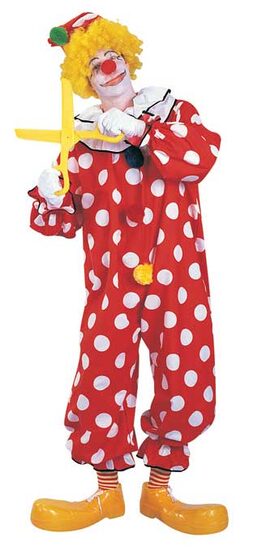 Dots The Clown Adult Costume