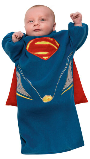 Man of Steel Bunting Superman Baby Costume