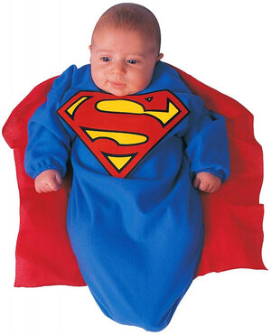 Superman Bunting Baby Costume